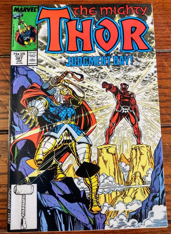 Thor #387 Direct Edition (1988) 1st Cameo The Celestial Exitor the Executioner