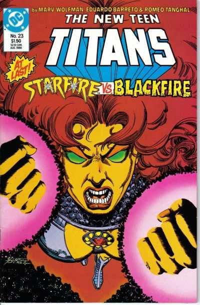 New Teen Titans (1984 series) #23, VF+ (Stock photo)