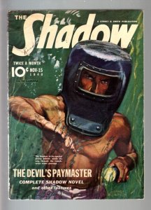 Shadow--November 1940--Pulp Magazine--Street and Smith--FN