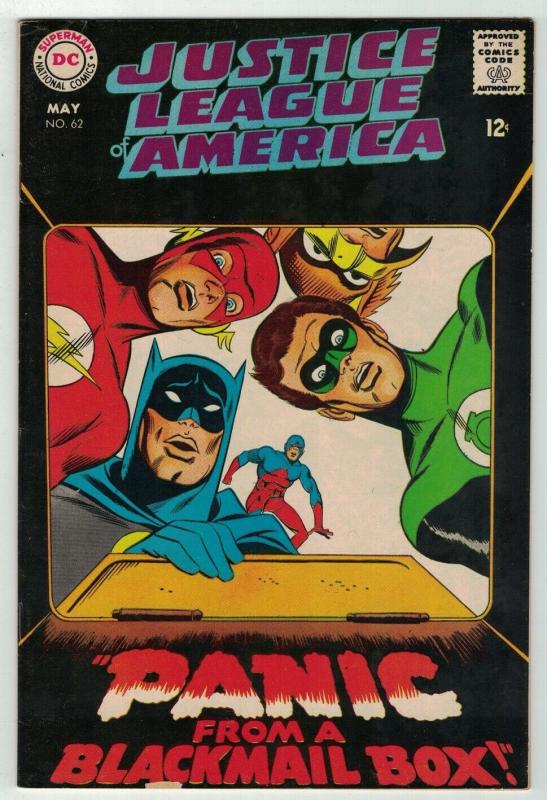 JUSTICE LEAGUE OF AMERICA 62 FINE PLUS May 1968