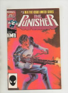 Punisher #5 - Limited Series Mike Zeck Cover Final! - (Grade 7.0) 1986