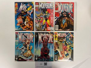 4 Wolverine Marvel Comic Books # 42 43 45 66 85 90 Defenders Iron Man 69 JS40