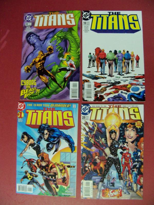 LOT/COLLECTION OF 23 NEAR MINT THE TITANS BOOKS LIQUIDATION SALE