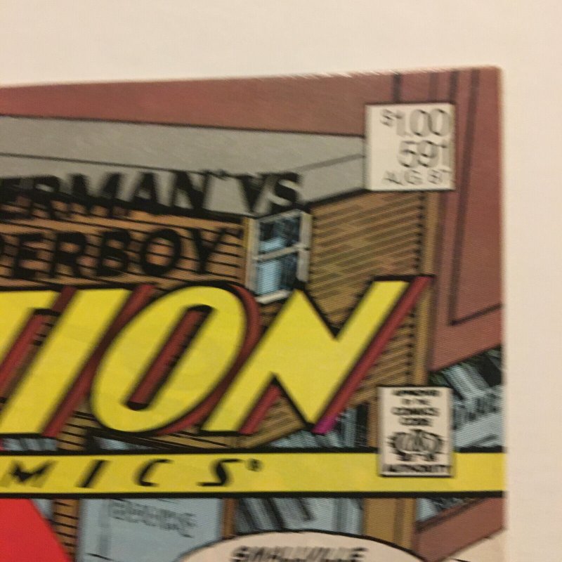 Action Comics #591 CPV Canadian Price Variant Byrne Newstand 1987 Copper Age