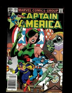 12 Captain America Comics #277 278 279 280 281 282 283 285 286 287 288 289 J411