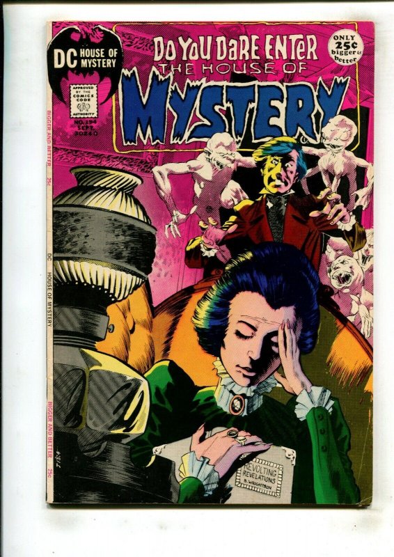 HOUSE OF MYSTERY #194 (6.0) WRIGHTSON!! 1971