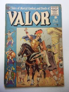 Valor #4 (1955) FR/GD Condition tape on spine