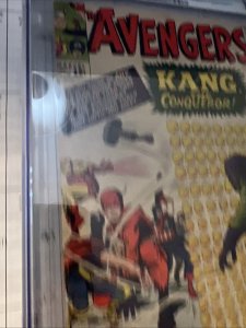 Avengers #8 -CGC 4.0- Has Some Scratches On Case - 1st Kang The Conqueror