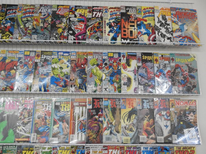 Huge Lot 160+ Comics W/ Spider-man, Hulk, Thor, Avengers+ Avg VF- Condition!