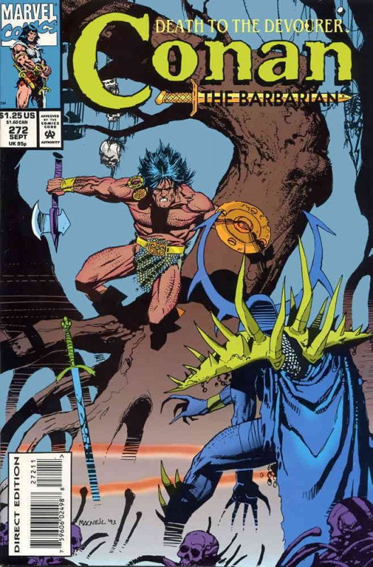 Conan the Barbarian #272 VG ; Marvel | low grade comic