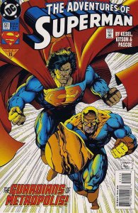 Adventures of Superman #511 VF ; DC | Karl Kesel Guardian
