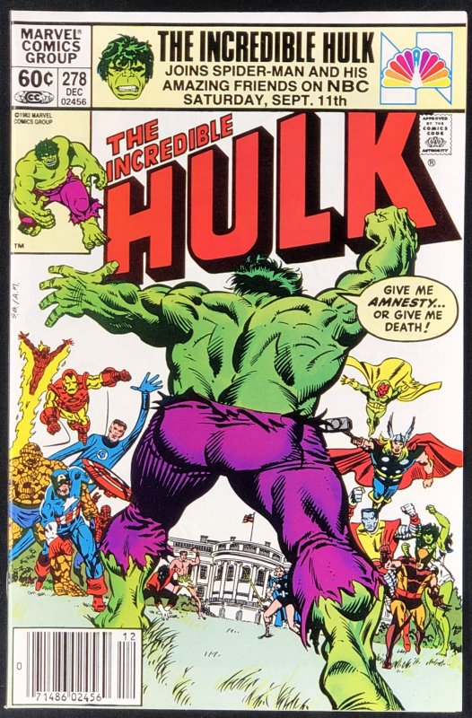 The Incredible Hulk #278 (1982) NM-