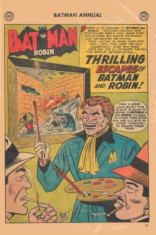 SuperCool!  BATMAN ANNUAL #1 (1961) Only GD+ . . But What a GOOD Time of BatFun!