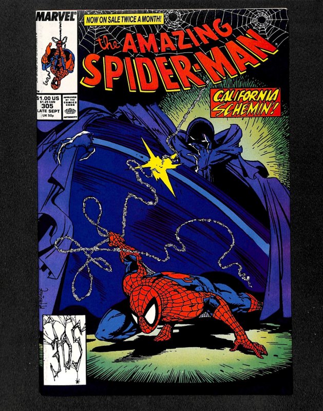 Amazing Spider-Man #305 Newsstand Variant McFarlane Prowler!