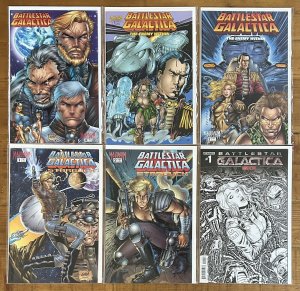 Battlestar Galactica Maximum Press #4 Enemy Within 1,2 Starbuck 1,2 Six 1 Lot NM