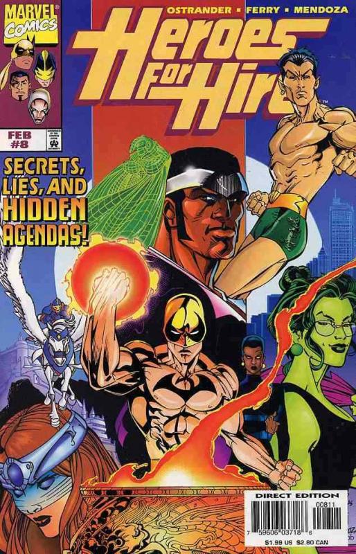 HEROES FOR HIRE (1997 MARVEL) #8 NM- AGSQCS