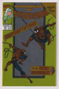 Marvel Comics! Spider-Man! Issue #51! FOIL COVER!