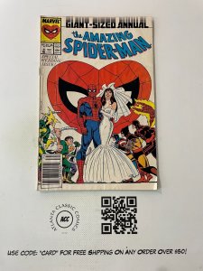 Amazing Spider-Man Annual # 21 FN Marvel Comic Book Heroes & Villains Var 6 LP7