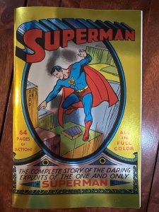 Superman #1 Foil Facsimile Edition Cover (1939)