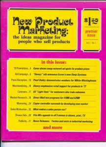 MAG: New Product Marketing #1 1977-1st issue-TV game shows-Disney licensed ch...