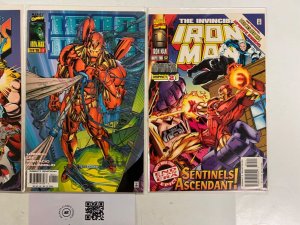 3 Marvel Comics Avengers # 1 + Iron Man # 1 2 Spiderman Defenders 70 JS66