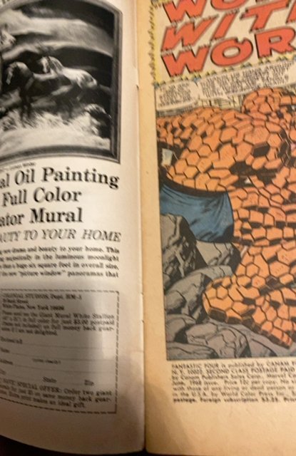 Fantastic Four #75 (1968) Goactus and Silver Surfer