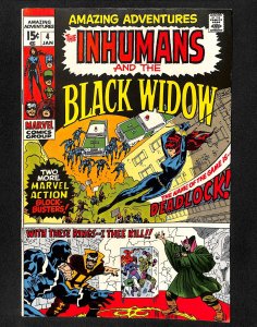 Amazing Adventures #4 Black Widow Inhumans!