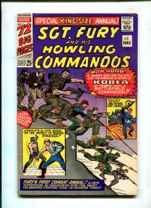 SGT. FURY ANNUAL #1 (5.0) COMISSION IN KOREA!! 1965