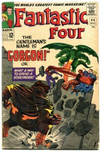 Fantastic Four #44 1965- Gorgon- Jack Kirby VG