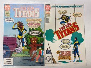 4 The New Titans DC comic books #87 89 90 91 33 KM12