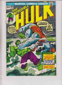 Incredible Hulk #165 FN steve englehart - herb trimpe - aquon - bronze age 1973