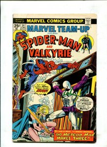 SPIDER-MAN AND VALKYRIE 34 BEWARE THE DEATH CRUSADE (4.0) 1975