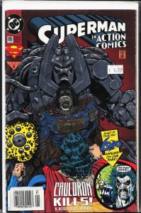 Action Comics #695 Embossed Cover (1994) Superman