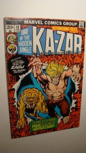 ASTONISHING TALES 16 *GLOSSY NICE* KA ZAR ZABU IN THE CITY 1972