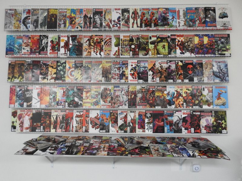 Huge Lot of 230+ Comics W/ Deadpool, Avengers, Agent X! Avg. VF Condition!