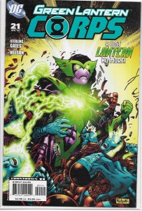 Green Lantern Corps (vol. 2, 2006) #21 FN (Curse of the Alpha Lantern 1) Gates