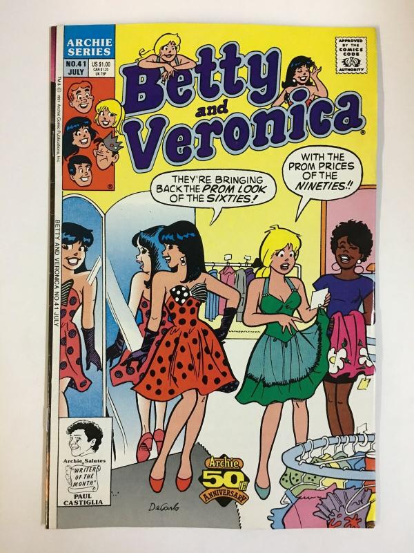 BETTY & VERONICA (1987)41 VF-NM July 1991 COMICS BOOK