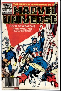 The Official Handbook of the Marvel Universe #15 (1984) Ant-Man