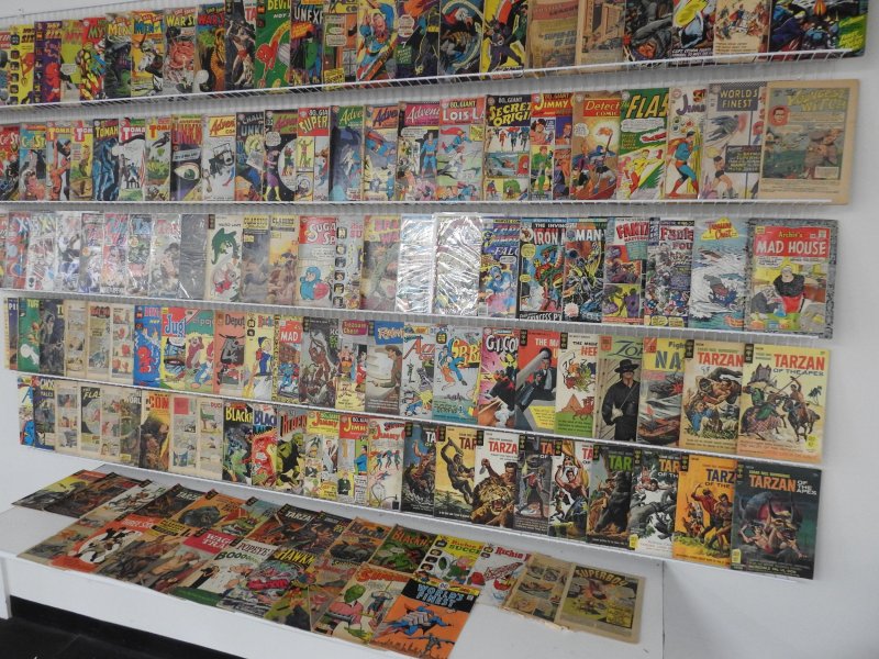 Huge Lot 140+ Low Grade Comics W/ Adventure Comics, Tarzan, +More! See desc