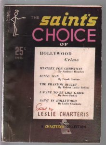 Saint's Choice Of Hollywood Crime #1 1946-1st issue-Frank Gruber-Oliver Quade-VG