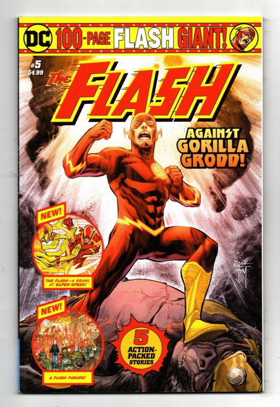 DC 100-PG GIANT: THE FLASH #05 (2019) FRANCIS MANAPUL | MASS MARKET (WALMART)