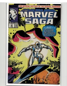 The Marvel Saga The Official History of the Marvel Universe #25 (1987) Silver Surfer