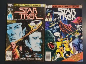 STAR TREK #1 #4 (1980) VF (8.0) / F (6.0) LOT OF 2 SCI-FI |