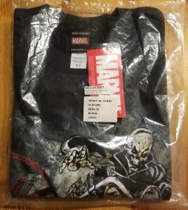 Ghost Rider Spirit of Vengeance T-Shirt L NOS w/ Tags  Marvel