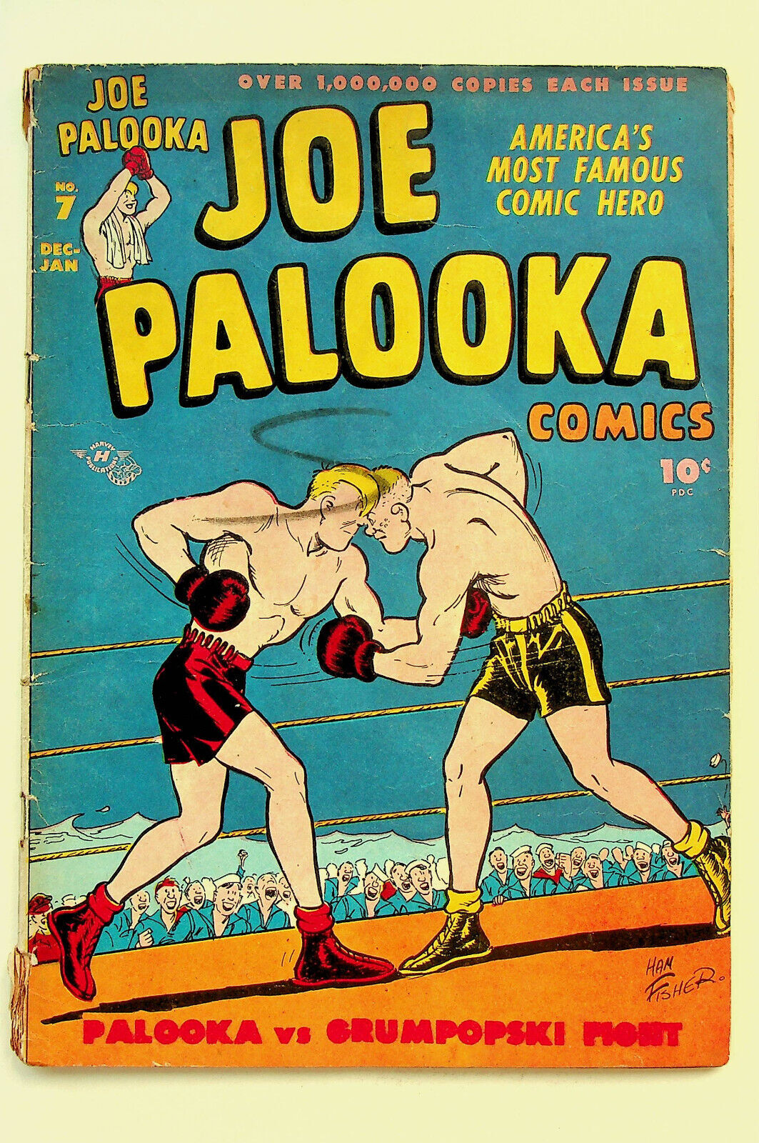 Joe Palooka Comics Dec Jan Harvey Fair Comic Books