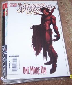 Amazing Spider-Man # 545 B  VARIANT COVER +ONE MORE DAY PT 4  NUFF SAID 