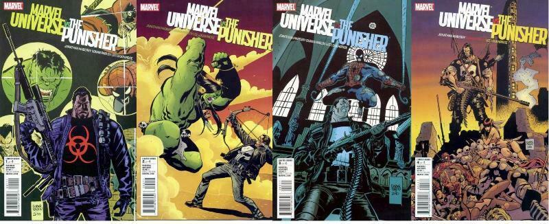 MARVEL UNIVERSE VS PUNISHER (2010) 1-4  COMPLETE! COMICS BOOK