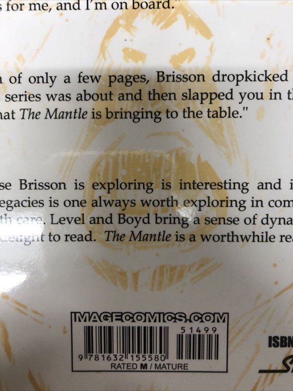 The Mantle (2015) TPB Vol # 1 • Aftershock • Ed Brisson • Brian Level • Boyd