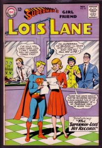 SUPERMAN'S GIRL FRIEND LOIS LANE #45-RECORDING STUDIO- VG