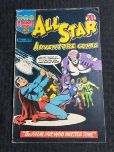 Vintage ALL STAR ADVENTURE Planet Australian Comic #89 VG 4.0 Superman Cockrum